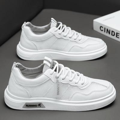 Summer 22 New Breathable Soft-soled Mesh Sports and Leisure Board Shoes Non-slip Mesh Shoes Trendy Shoes
