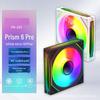 Prism 6Pro 3-Mirror ARGB Fan: 5V 3-Pin, Sync Control, Silent Operation, Colorful LED, Desktop PC Chassis