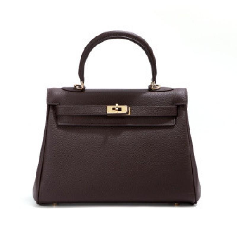 Genuine Leather Kelly Bag Women Soft