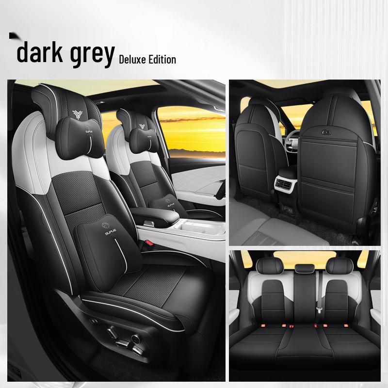 New Neta L Full Leather Car Seat Cushion - Universal, Four Seasons, One-Piece Design