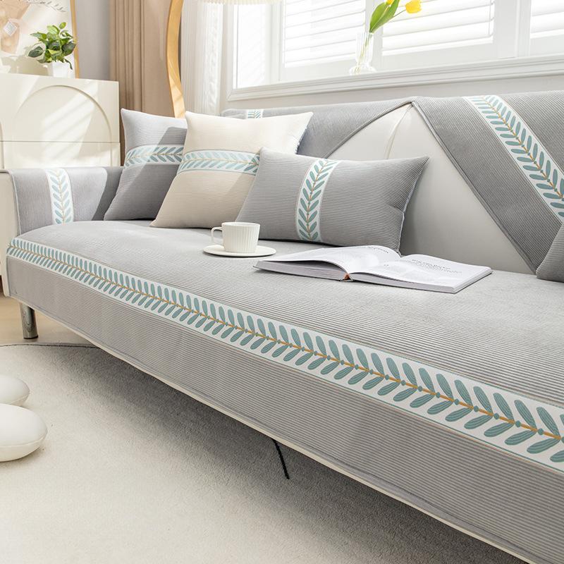 Sofakissen Vier Jahreszeiten Universal Rutschfester Sofabezug Cord Kissenbezug Handtuch Rückenlehne