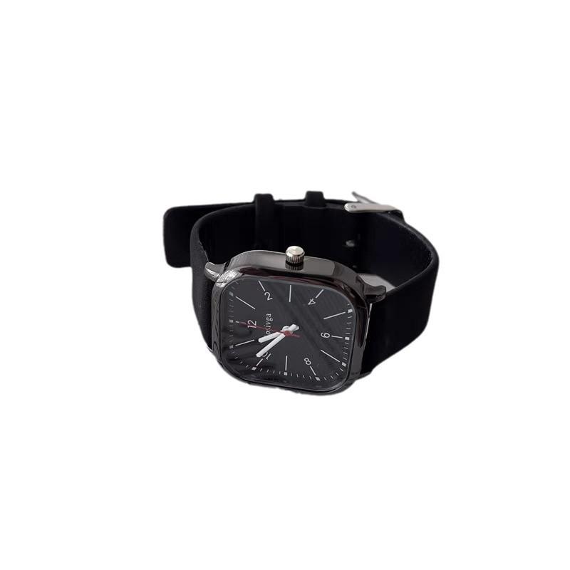 Fashion Square Couple Male And Female Junior High School Student Watch Female And Male Universal Simple Sports Watch