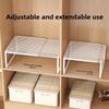 Wardrobe Layered Baffle Cabinet Partition Cabinet Telescopic Shelf Wardrobe Shoe Cabinet Storage and Finishing Artifact Shoe Rack