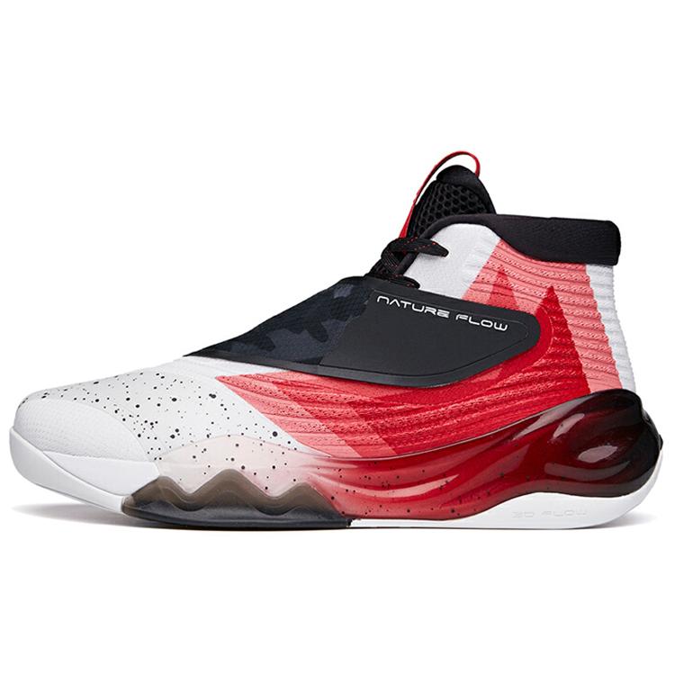 New Anta KT6 Anti Slip Wear Resistant Mid Top Performance Basketball Shoes Men's Red 112131101-3