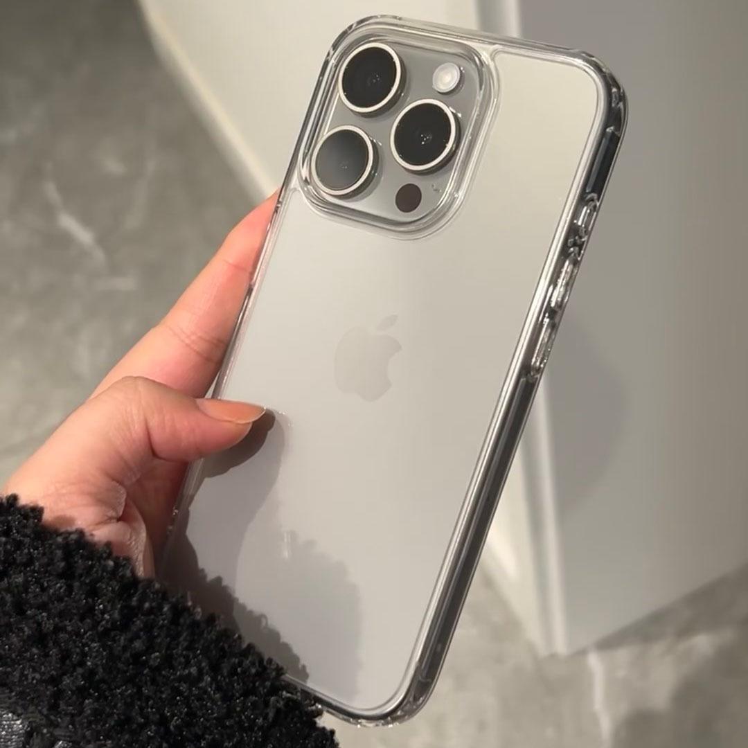 

Роскошный ударопрочный чехол для телефона для iPhone 11 12 13 14 15 16 17 Pro Max X Xs XR Max 7 8 Plus SE 2022 Прозрачный бампер Прозрачная крышка For iPhone 16 Pro Max прозрачный