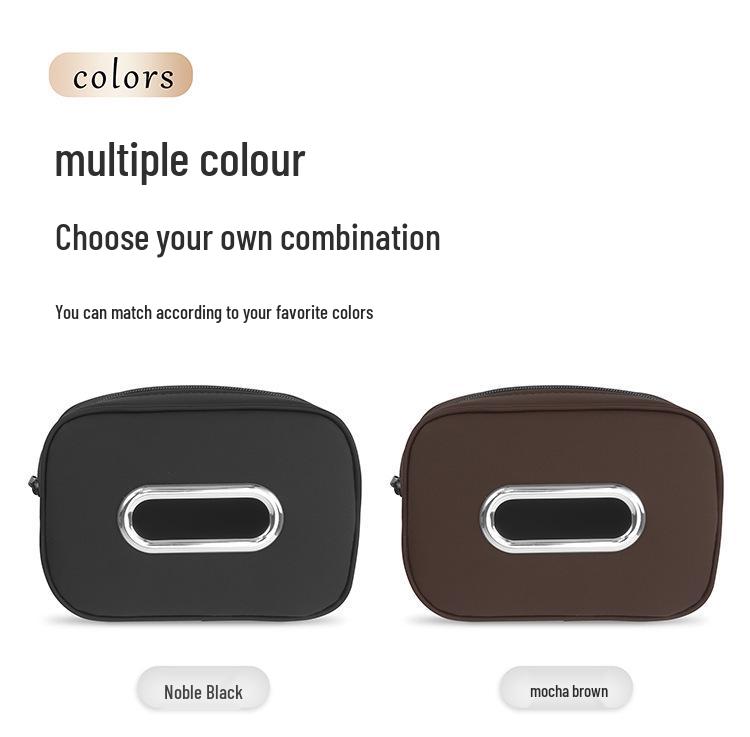 Suport de șervețele de lux pentru spătarul scaunului auto - Design elegant pentru cotieră și suspendare