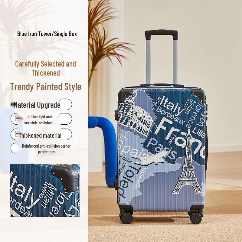 Zuo You Hard Shell Painted Spinner Luggage 20 inches