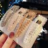 Korean Rhinestone Diamond-Edge Hairpin for Women: Stylish One-Word Clip for Bangs and Side Hair