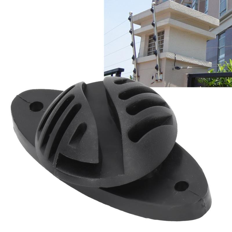 100 PCS Electric Fence Insulator Intermediate Bearing Rod Hemispherical Insulator Fence Front End System Accessories Withstand