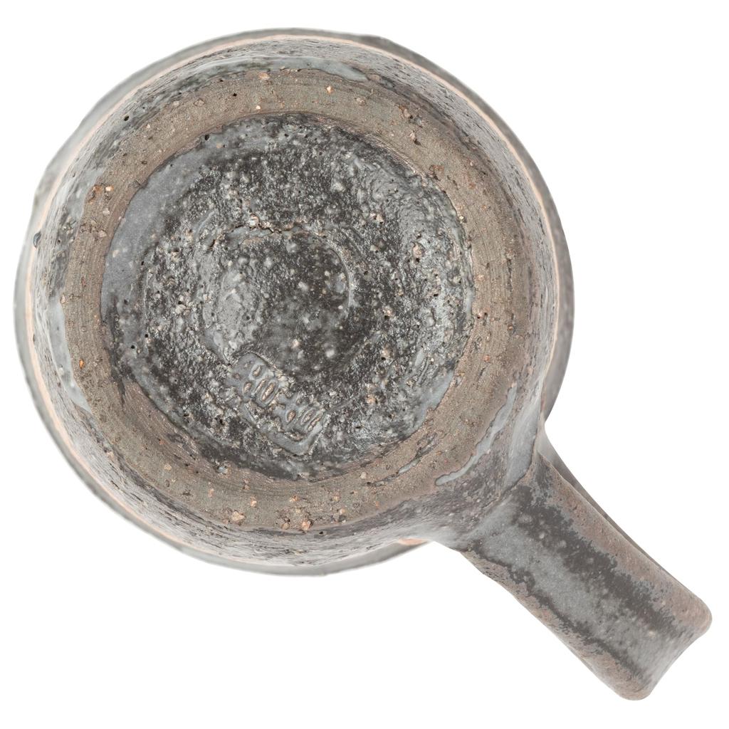 Marui Seito Shigaraki Ware Hechimon Mug, Espresso Cup, Approx. 110ml Capacity, Rough Brush Finish, Brown, MR-3-4367