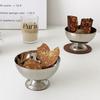 Anti-Rust Ice Cream Cup Silver Fruit Plate New Fruit Snack Goblet