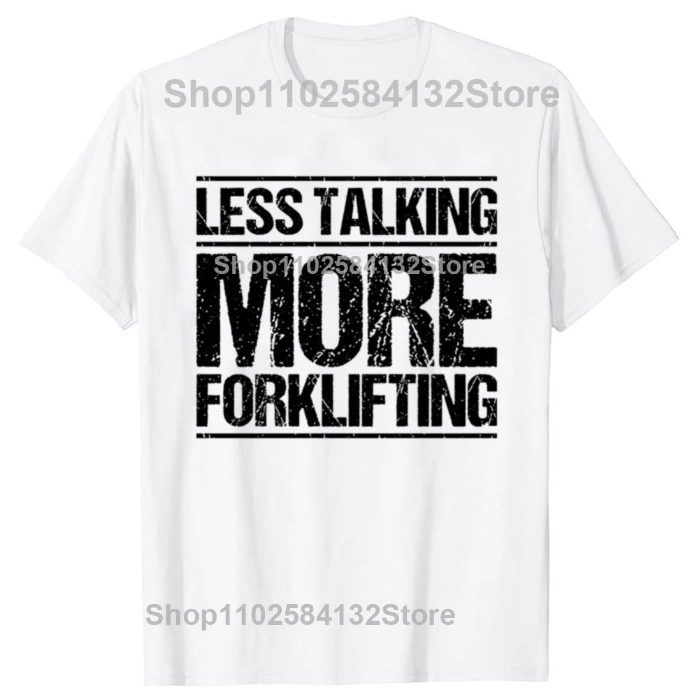 Forklift Operator Driver Truck Graphic T-shirts WoFashion Casual Tshirt 100% Cotton Loose Oversized T Shirt