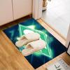 Green Werder Symbol Rug for Living Room, Game Rooms, Office, Bedroom, Office Floor Mat Playful Design, fan gifts Christmas decor