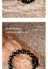 Obsidian Pixiu Zodiac Birth Buddha Beads Bracelet for Luck and Peace, Unisex