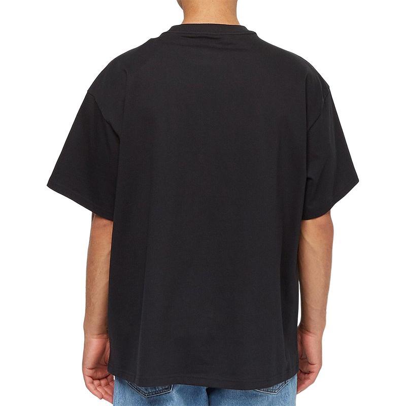 Converse T Shirts Unisex Black Crew Neck Moderate 10023785-A04