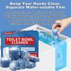 Household Portable Toilet Cleaner with Descaling and Odor Removal Function, Blue Cleaning Block, Toilet Freshener and Deodorizer