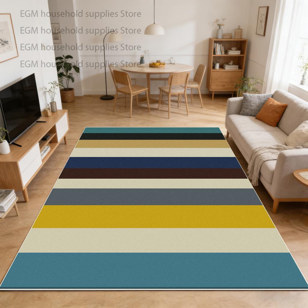Abstract Design Rug Modern Living Room Decoration Bedroom Kitchen Soft Carpet Lounge NonSlip Easy Cleaning Floor Mat Large Size