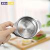 1 st rostfritt stål matburksil, tonfisk-sil, sillock för tonfiskburk, konserveringssil, oljeavlopp, köksredskap