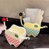 Tooth Shape Toothbrush Holder Plastic Sundry Storage Box Cute Bathroom Shelf  Kitchen