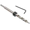 Hex Step Drill Bit 14 9 5mm Diameter (3/8 ) with 1/4 Hex Shank for Manual Pocket Hole Jig Use Suitable for Corded Drills