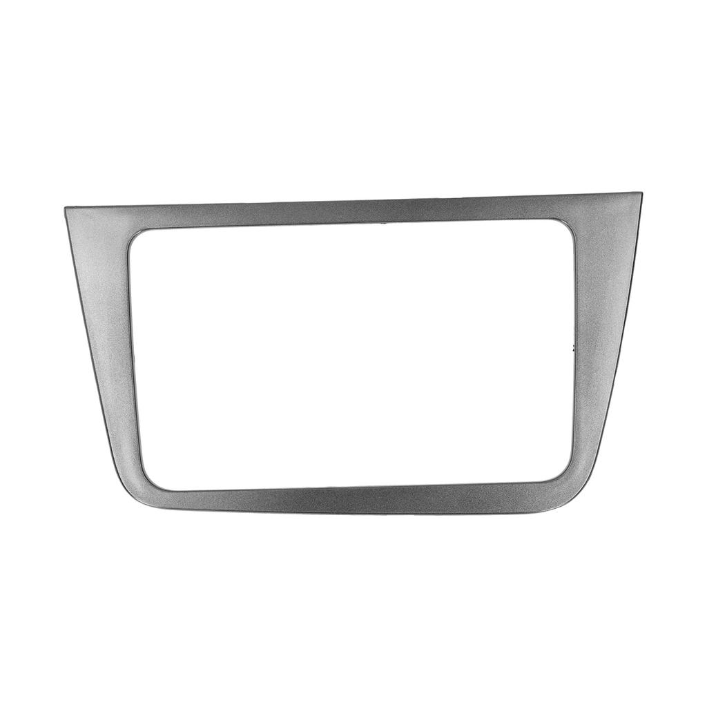 2 Din Stereo Dash Panel Frame GPS DVD Radio Fascia Fit for Seat Altea 2004‑2015 LHD