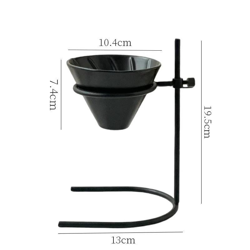 

Adjustable Height Ceramic Coffee Filter Cup Hand Brew Set Portable Household Coffee Brewing Kit Drip Filter Coffee Accessories