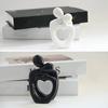 Funny Couple Embracing Sculpture Resin Home Ornaments Abstract Sculpture Ornaments  Home Decor