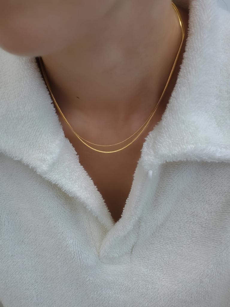 Douze Round Rope Double Line Snake Chain