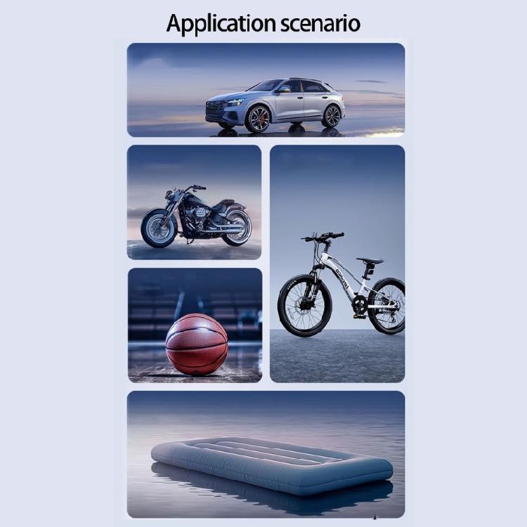 Multifunctional Vehicle Tool Car Vacuum and Inflator Pump Digital Display Cordless for Cleaning and Inflation