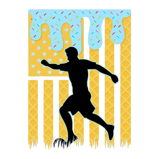 Soccer Player Window Sticker Sports Silhouette Window Cling Removable Static PVC Decals for Football Event Party Bedroom School Glass Decor A