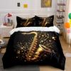 Musical Instrument Art Decor Set Multiple Sizes Kid'S And Adults' Bedroom Exquisite 3Pc Bedding Set, Gift