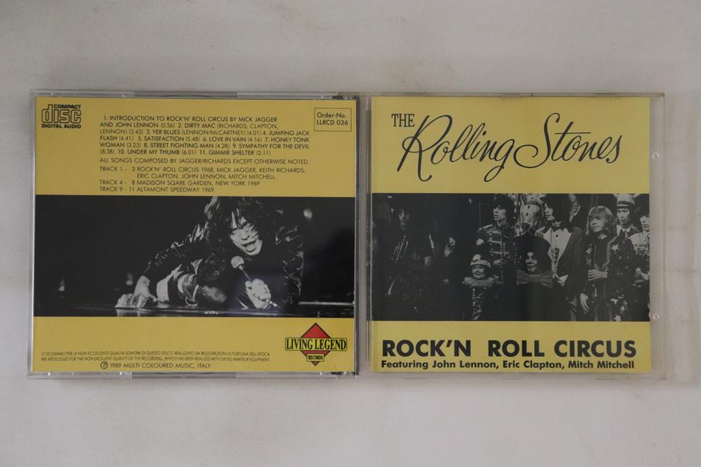 CD ROLLING STONES - Rock' N' Roll Circus LLRCD036 MULTI COLORED M 1989 Italy Rock Used