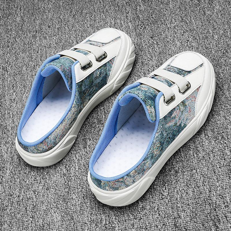 

Новая Удобная и Повседневная Осенняя Мужская Спортивная Повседневная Обувь Высококачественная Мужская Спортивная Обувь для Легкого Передвижения с Одним Нажатием 44 синий