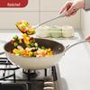 Hongchu Flat-Bottom Titanium Ceramic Nonstick Wok