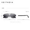 VEITHDIA Brand Vintage Sunglasses For Men Women Polarized UV400 Lens Outdoor Driving Eyeglasses For Male,Fashion Eyewear 8280