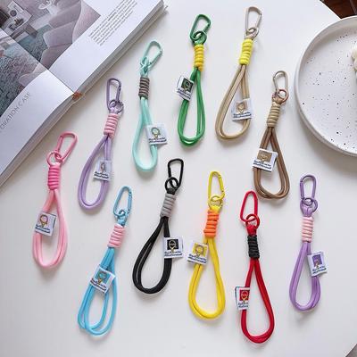 Schlüsselanhänger aus doppeltem geflochtenem Nylonseil zum Bergsteigen, Seilanhänger für Handy und Tasche für Paare.