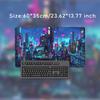 Mouse Pad Neon City Gaming XL Custom New Computer Mousepad XXL Mouse Mat Carpet Natural Rubber Non-Slip Soft Desktop Mouse Pad