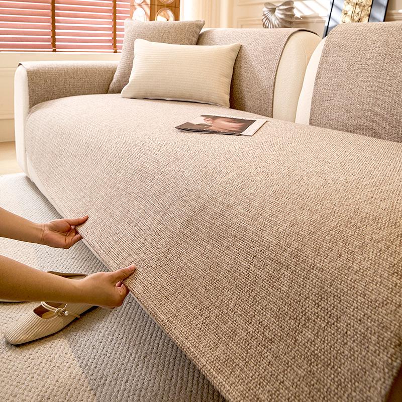 

New Sofa Cushion Light Luxury High-End Four-Season Universal Combination Sofa Universal Cover Cover Cloth Seat Cushion Cover Towel 70*70cm