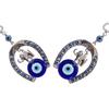 Thai Amulet Evil Eye Horseshoe Elephant Pendant Decor Retro Vintage Protect Dream Charm Talisman Powerful Wealth Success Health Luck Jewelry