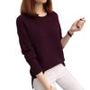 Pullover Women's Sweaters Autumn Winter O-neck Long-sleeved Short Bottoming Shirt Women's Loose Tops
