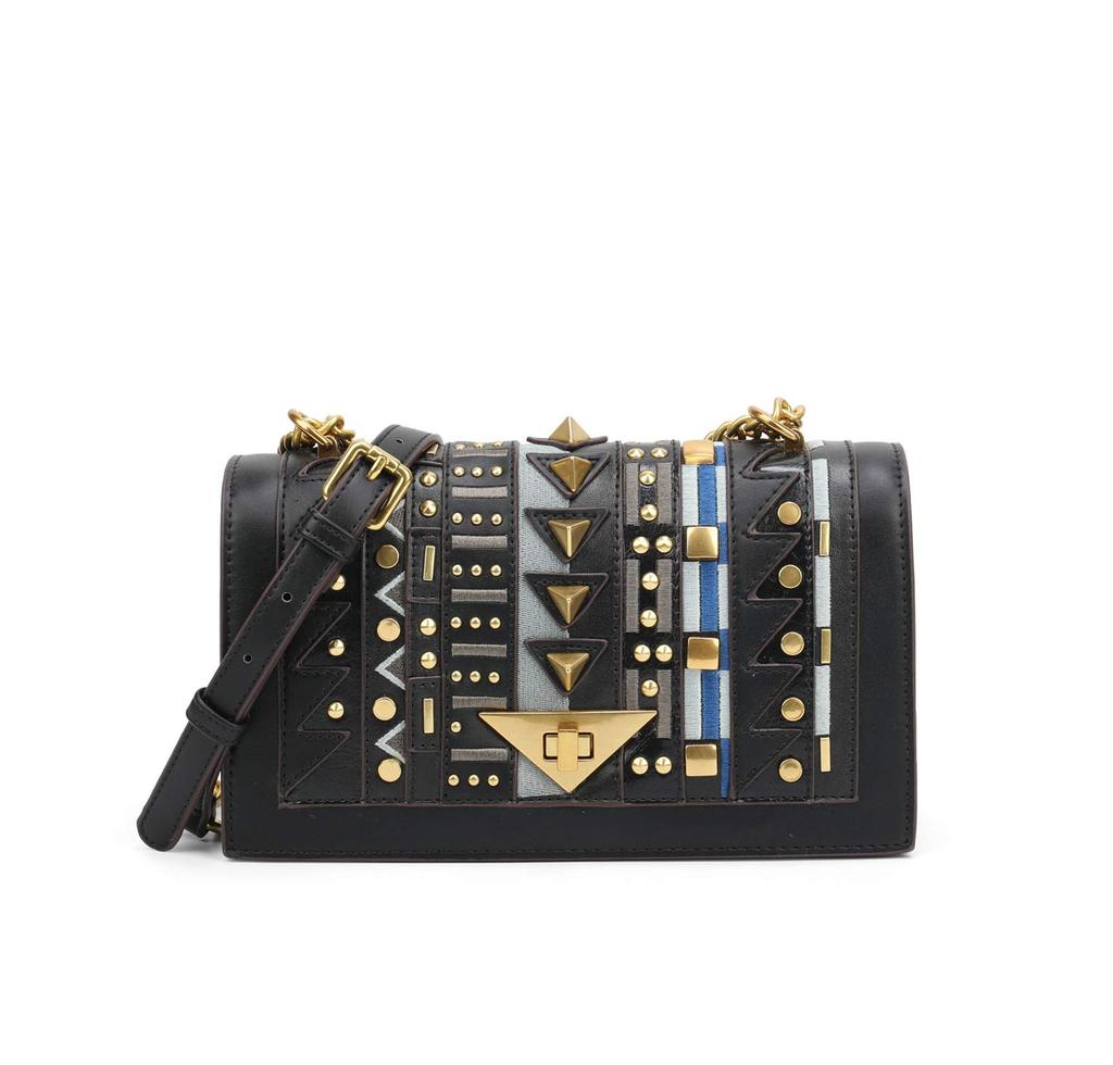 DOODOO Sling Bags for Women Crossbody Shoulder Black 77239-01, Women's Bag, Handbag, Pochette, Bag, Tote, Wallet, 1-Piece Set,