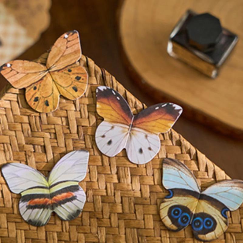 Magnetic Bookmark Butterfly Chinese Style Reading Bookmark Ancient Style Butterfly DIY Decorative Book Clip