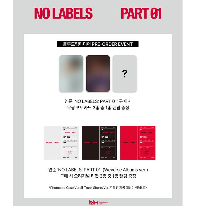 [Pre-order] YEONJUN(TXT) - NO LABELS: PART 01(Online Benefit)