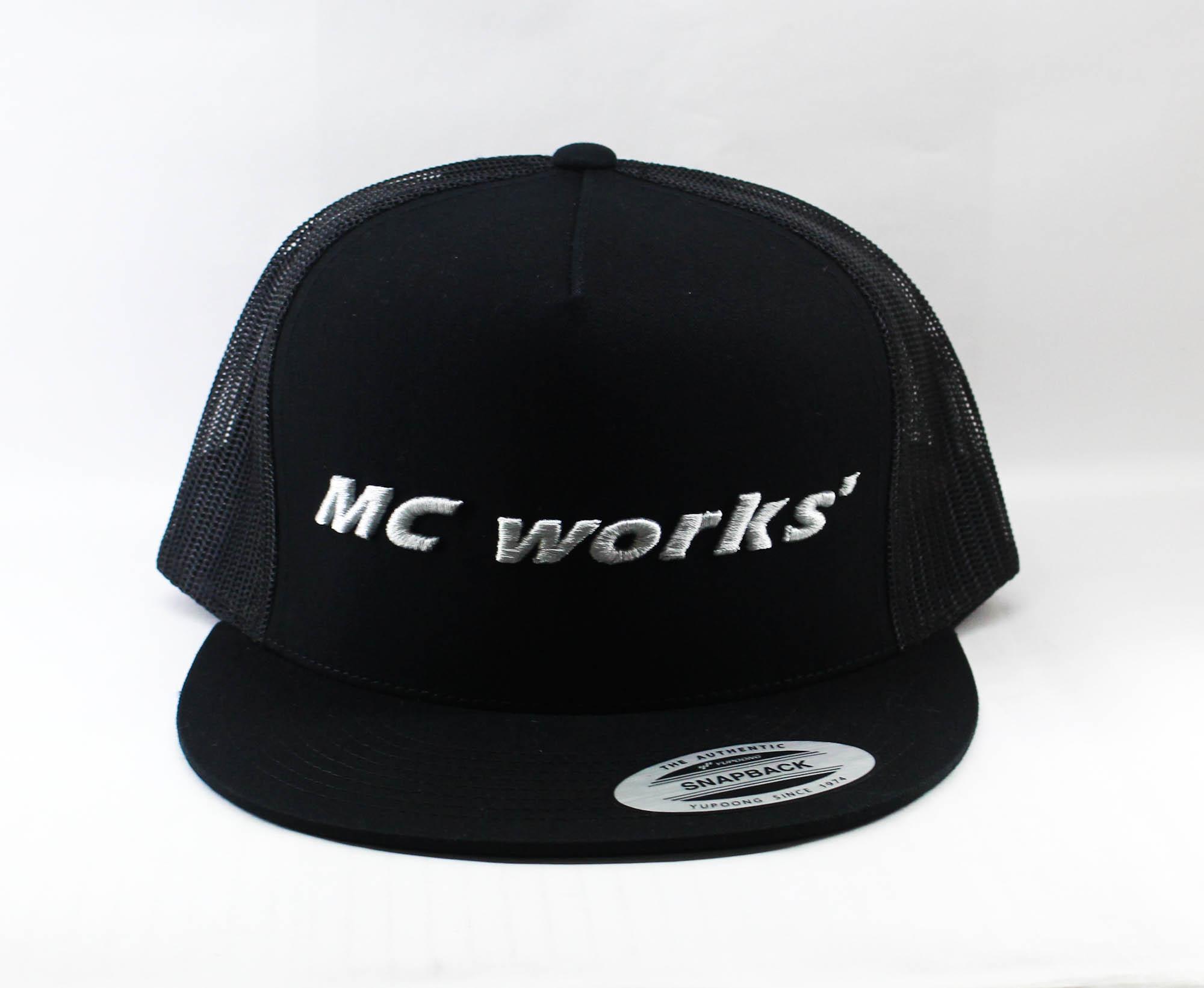 

MC Works Cap Half Mesh Flat Visor Black (1076)