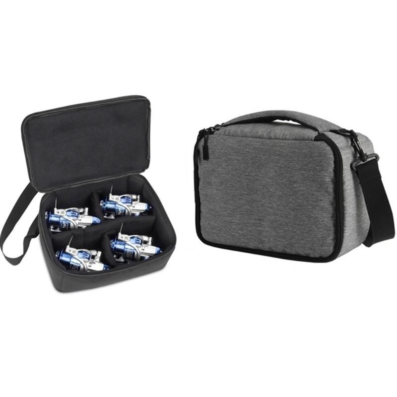 Internal Divider Reel Bag Case Splashproof Fishing Tackle Storage Case Protective Case Portable Carrying Bag