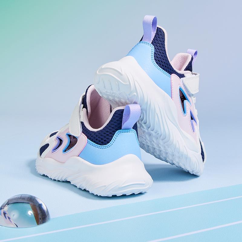 Xtep Kid's Running Shoes Unisex Summer Mesh Breathable Lightweight Comfortable Sport Shoes 676216119189