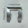 10 Stück Edelstahl U-Form Bremsleitungsclips für Auto LKW Reparatur