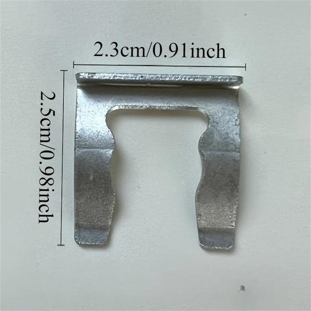 10 Stück Edelstahl U-Form Bremsleitungsclips für Auto LKW Reparatur