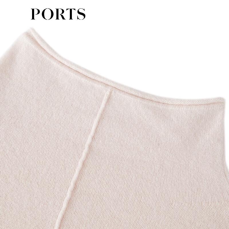 PORTS Women's 100% Cashmere High-Neck Knit Sweater