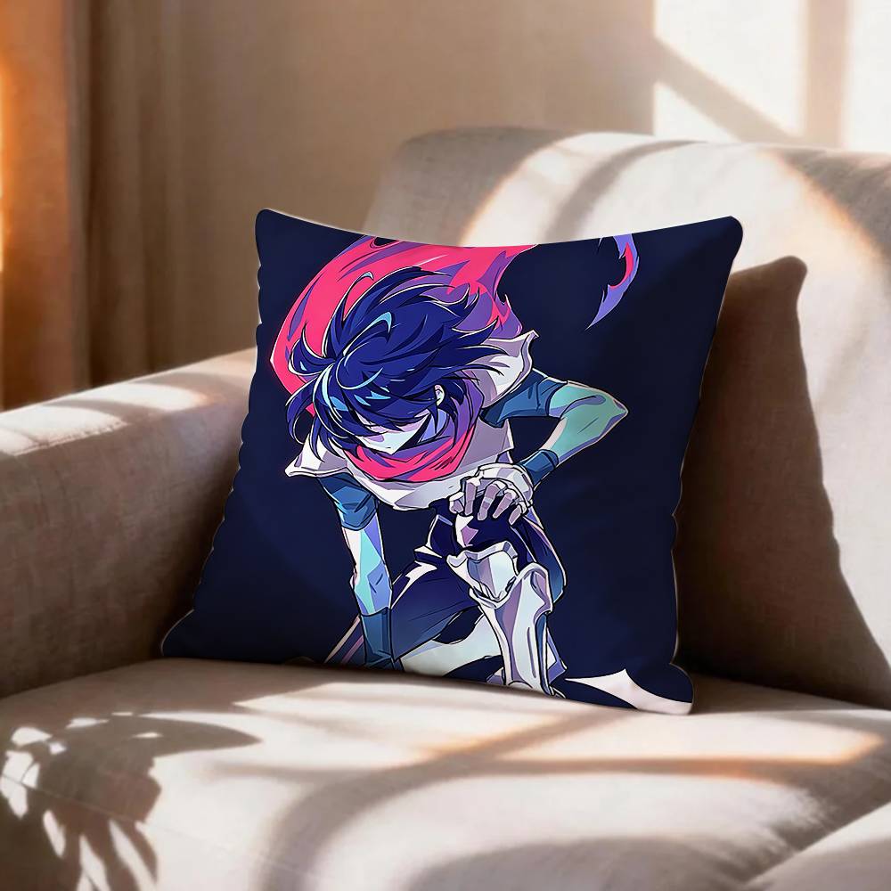 Indie Game KKris Deltarune Pillow Case Pattern Printed Pillowcase For Living Room Sofa Cushion Cover